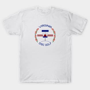 Virginia Disc Golf - State Flag Light T-Shirt